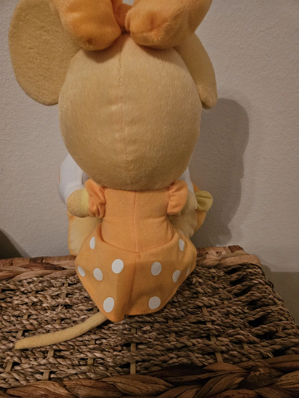 Disney Yellow & Orange Minnie Mouse Plush with Bow